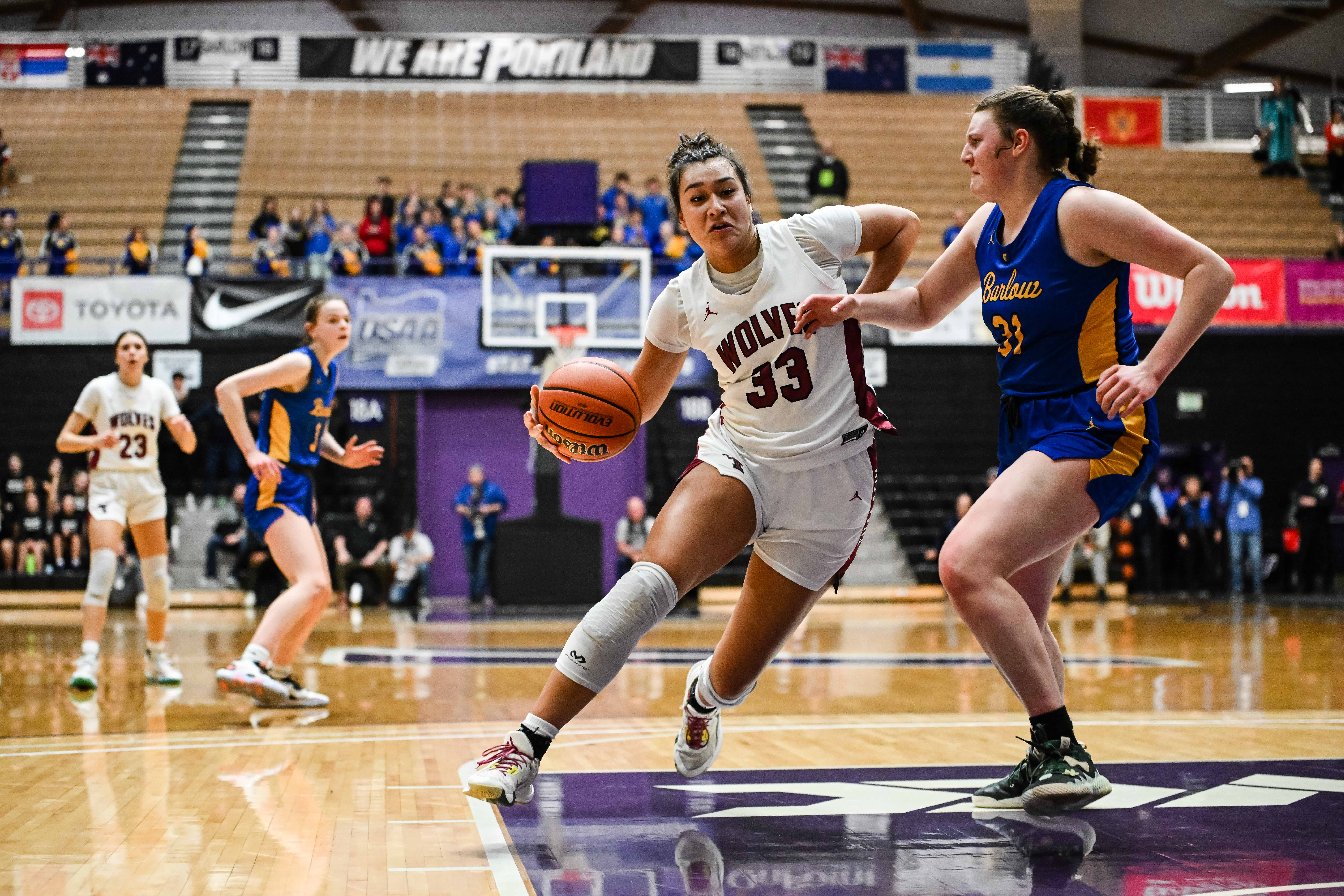 Barlow Tualatin 6A Oregon girls basketball quarterfinal Naji Saker -107